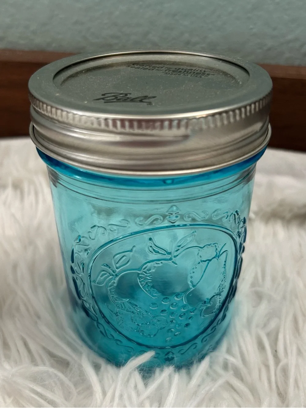 Ball Blue Regular Mouth Jelly Mason Jar Heritage Collection  New, never used.